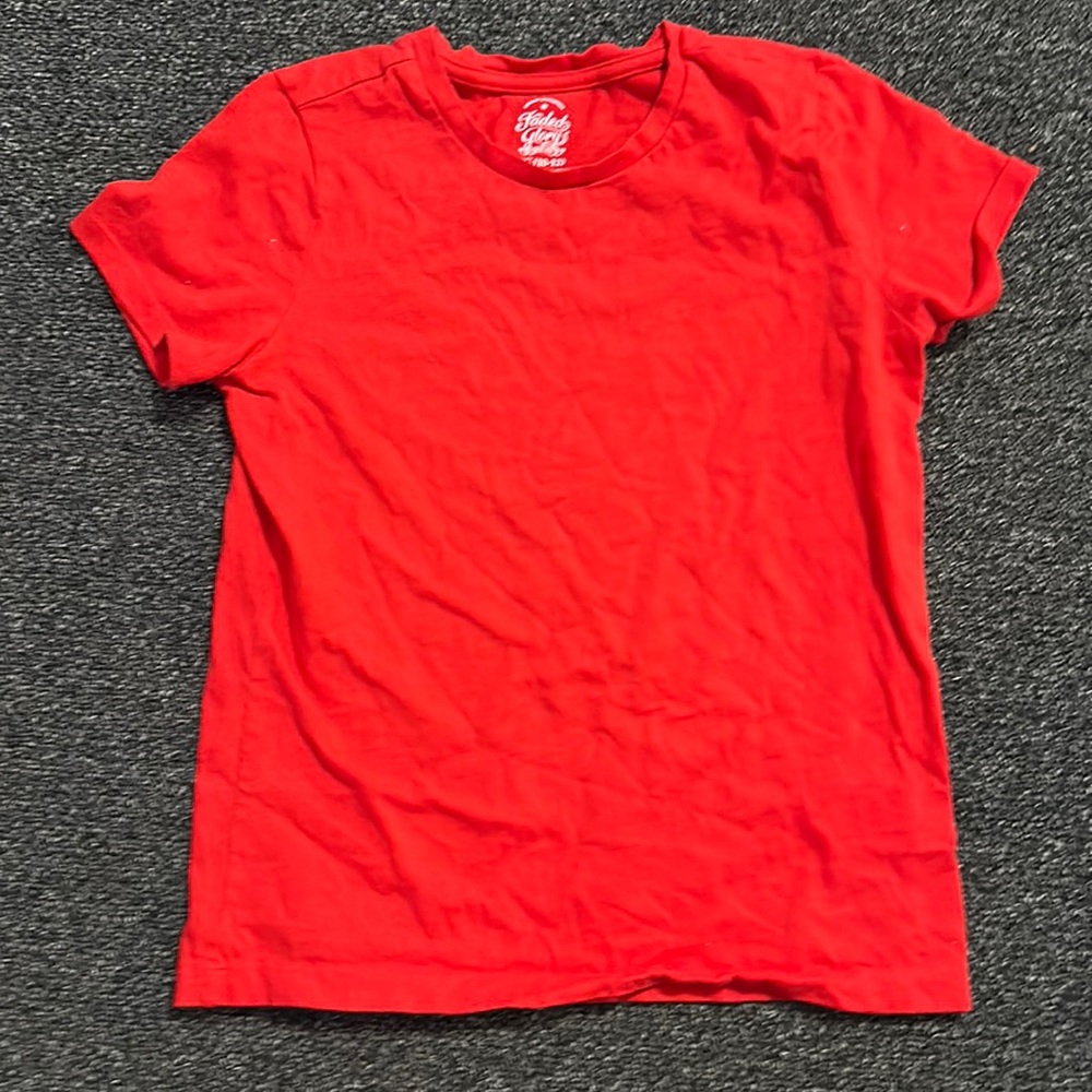 Faded Glory red t-shirt size 10/12